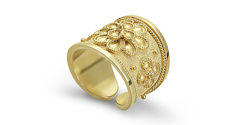Byzantine Flower Ring