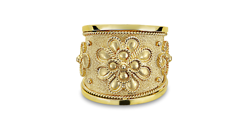 Byzantine Flower Ring